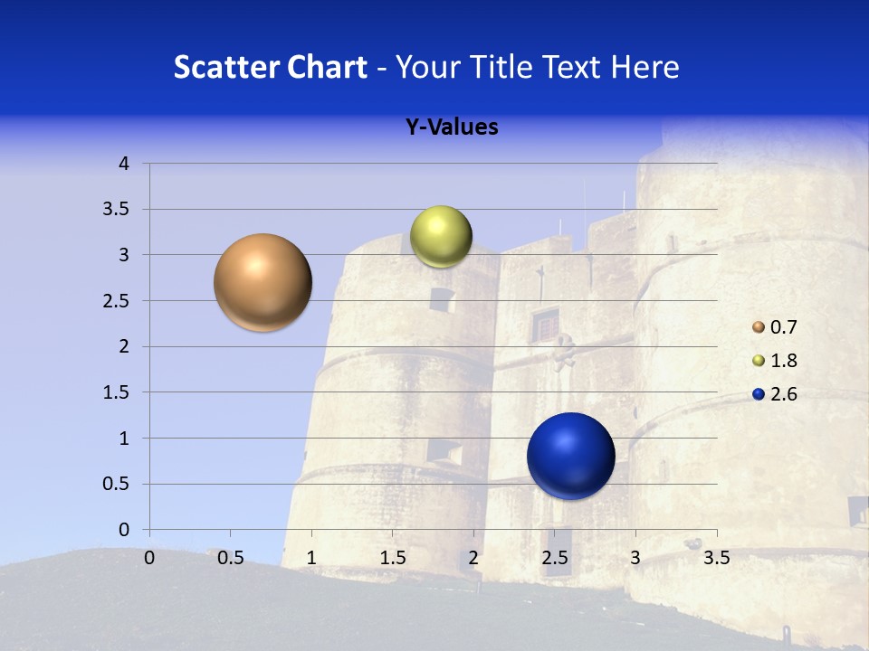 A Castle With A Blue Sky In The Background PowerPoint Template