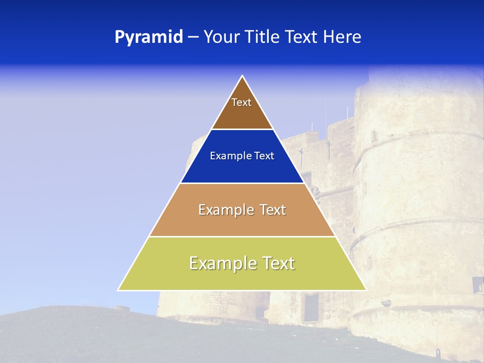 A Castle With A Blue Sky In The Background PowerPoint Template