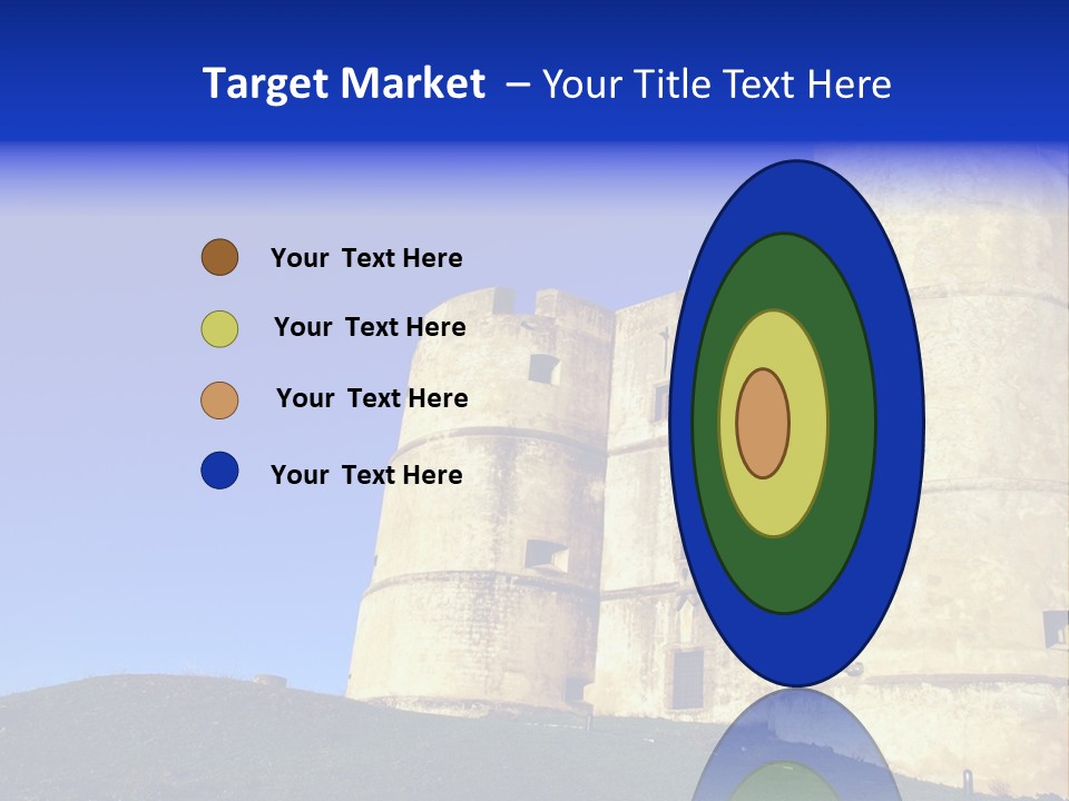 A Castle With A Blue Sky In The Background PowerPoint Template