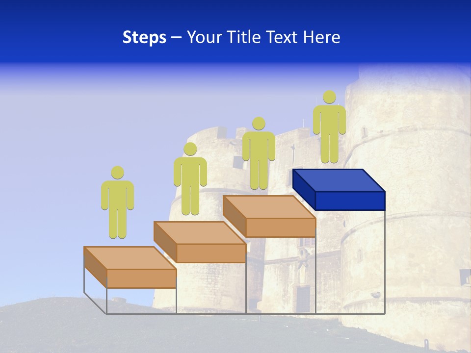 A Castle With A Blue Sky In The Background PowerPoint Template