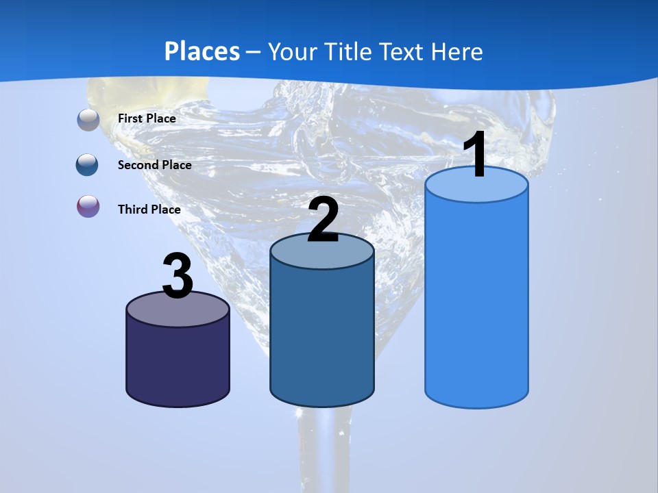 Refreshment Nature Gin PowerPoint Template