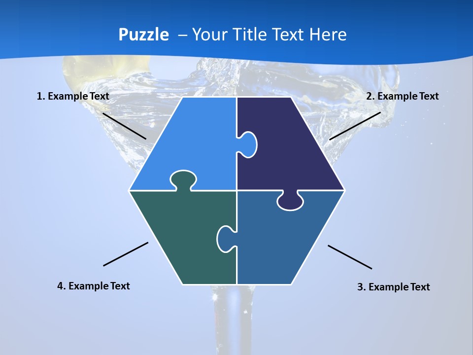 Refreshment Nature Gin PowerPoint Template