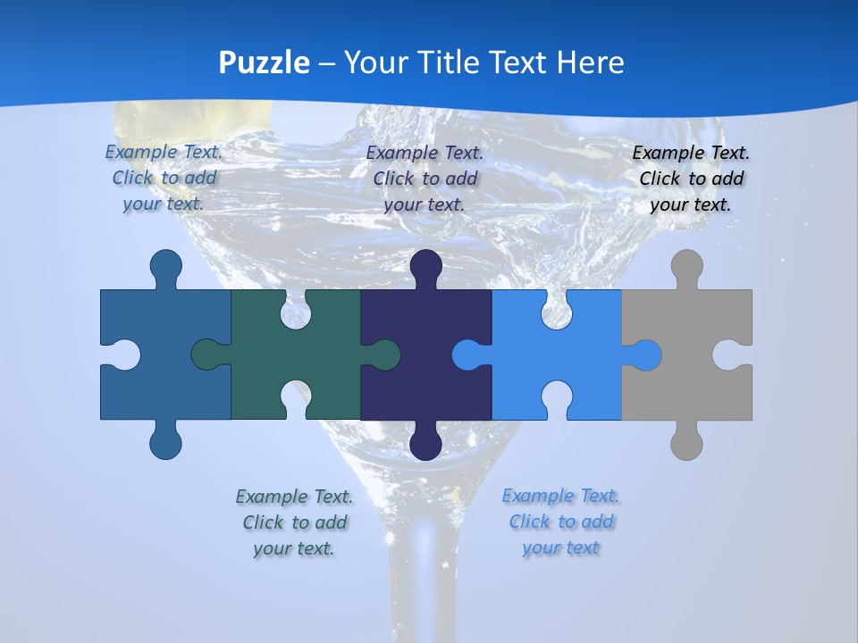 Refreshment Nature Gin PowerPoint Template