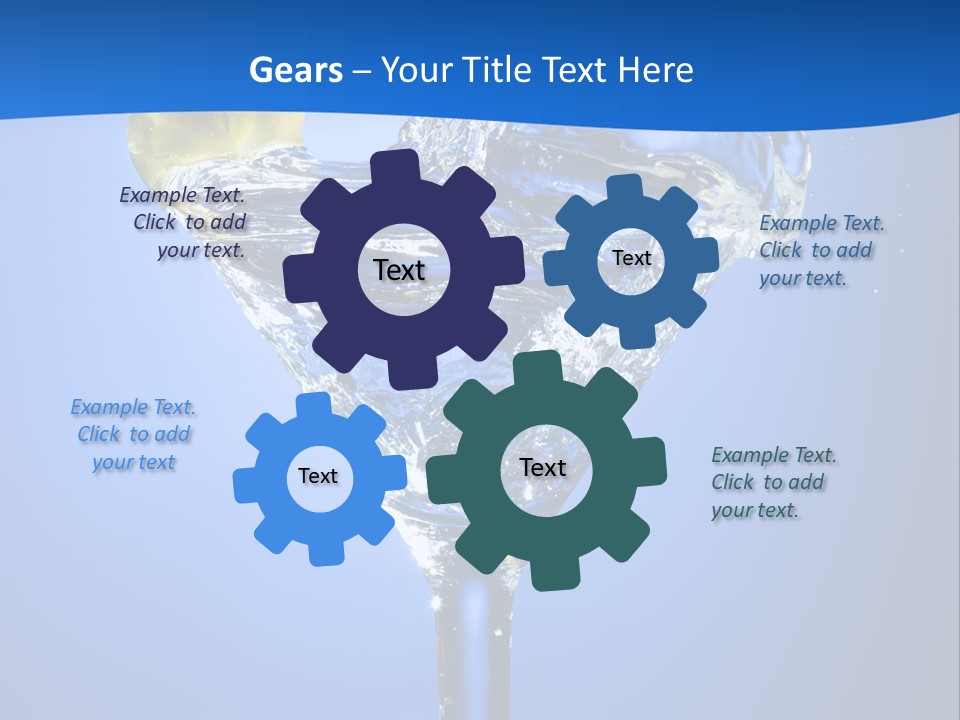 Refreshment Nature Gin PowerPoint Template