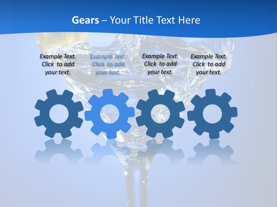 Refreshment Nature Gin PowerPoint Template