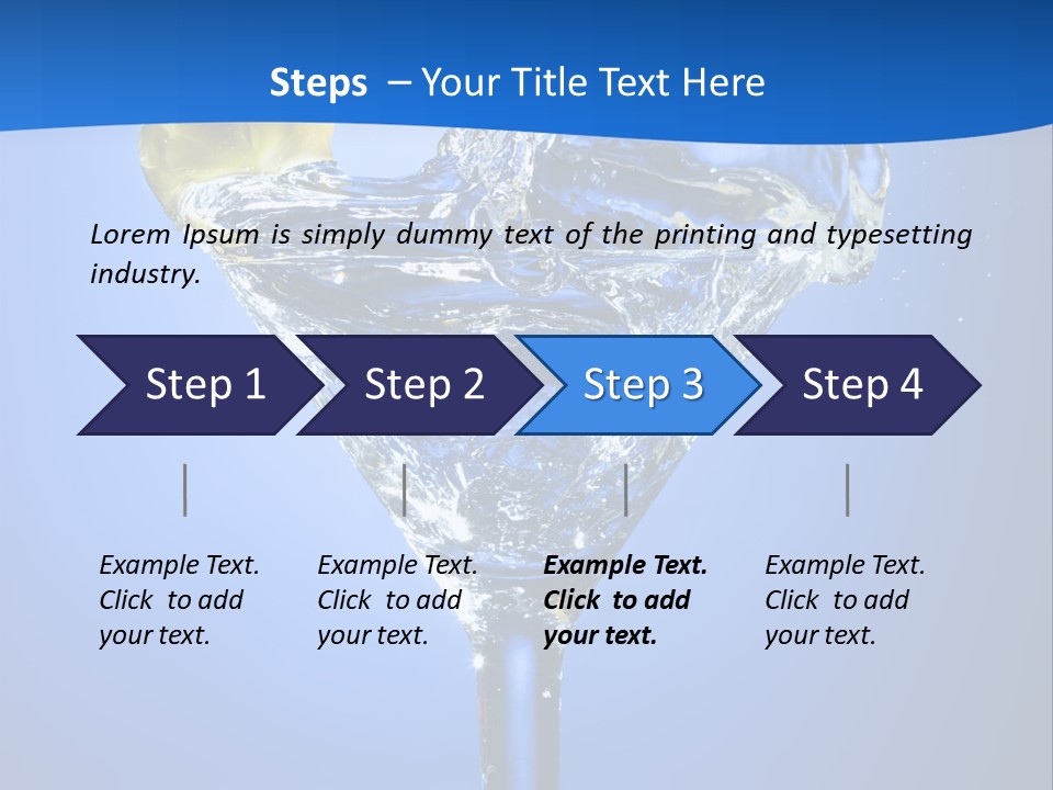 Refreshment Nature Gin PowerPoint Template