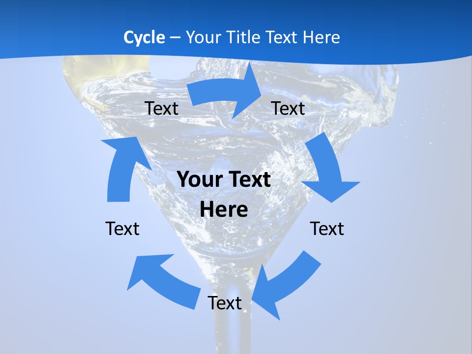 Refreshment Nature Gin PowerPoint Template