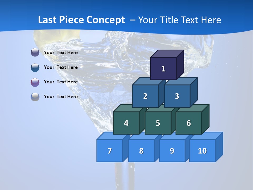 Refreshment Nature Gin PowerPoint Template
