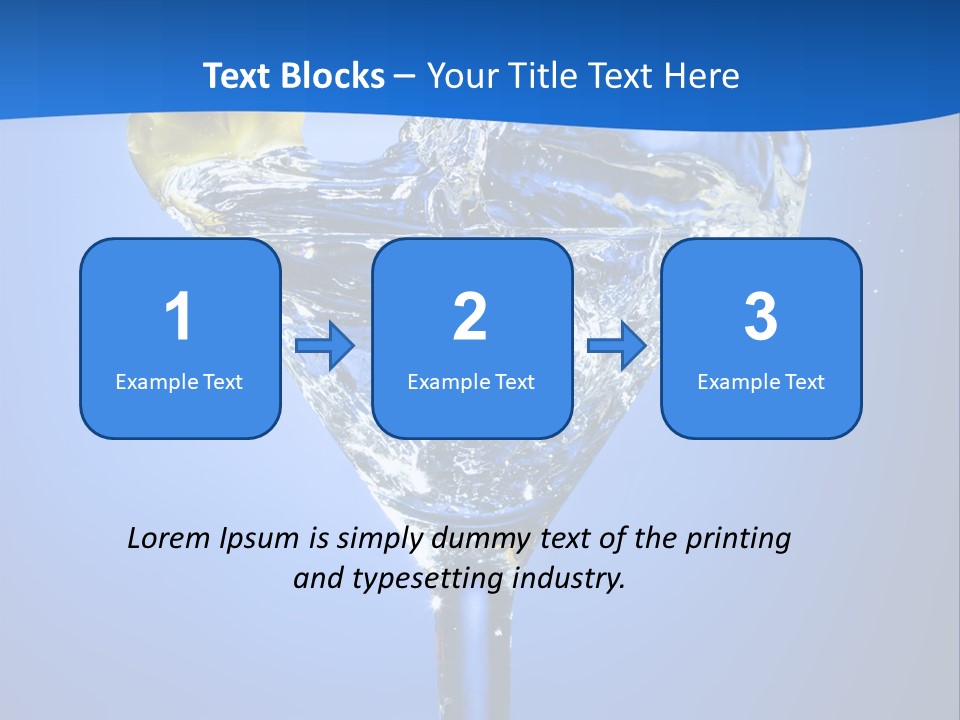 Refreshment Nature Gin PowerPoint Template