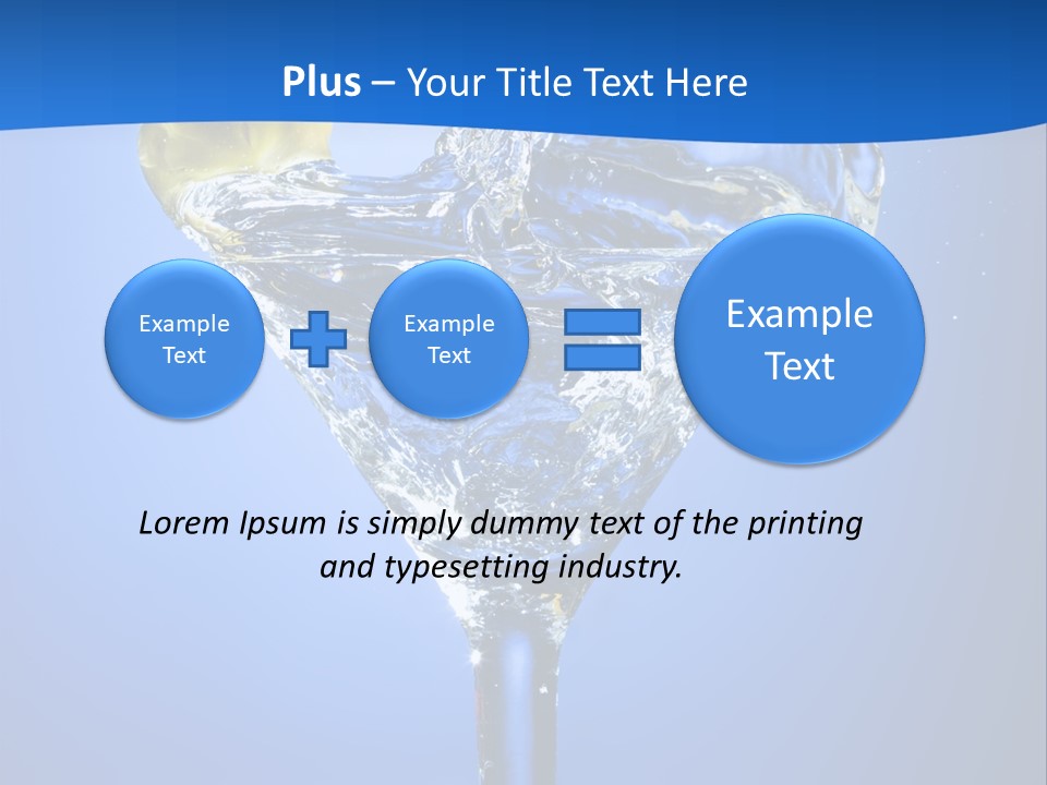 Refreshment Nature Gin PowerPoint Template