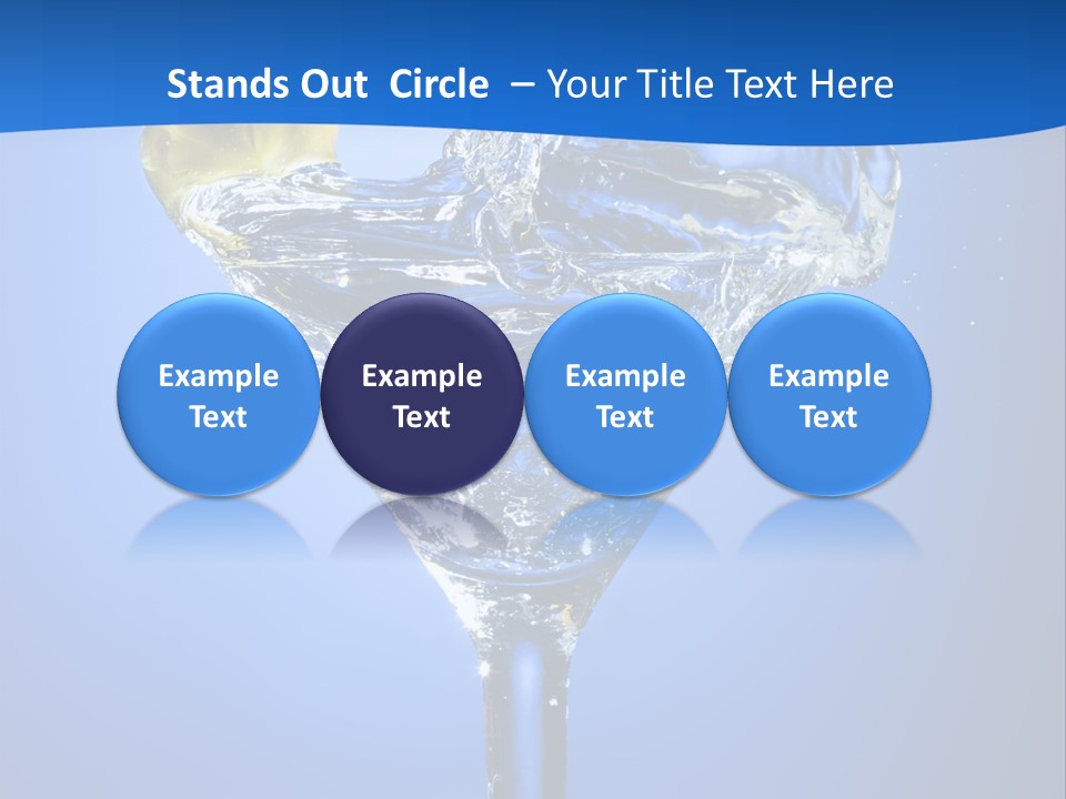 Refreshment Nature Gin PowerPoint Template