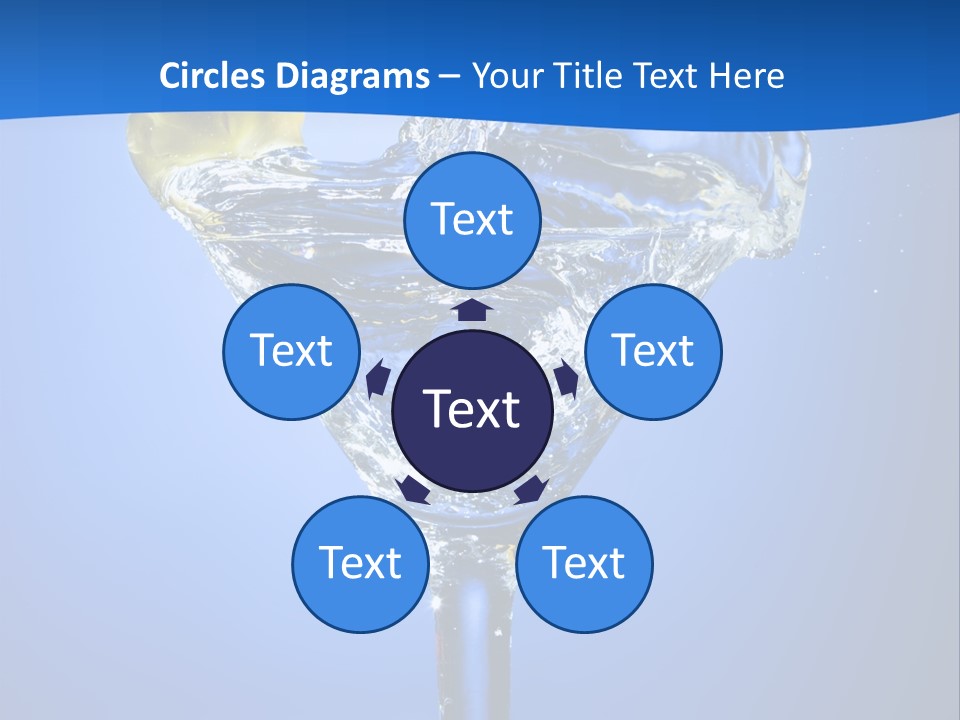 Refreshment Nature Gin PowerPoint Template