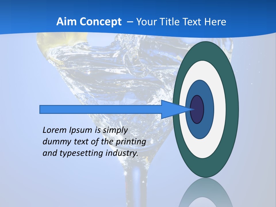 Refreshment Nature Gin PowerPoint Template