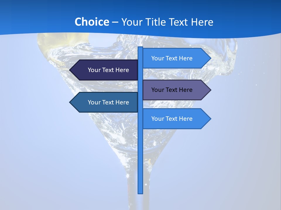 Refreshment Nature Gin PowerPoint Template