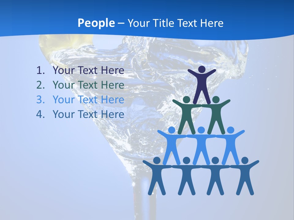 Refreshment Nature Gin PowerPoint Template