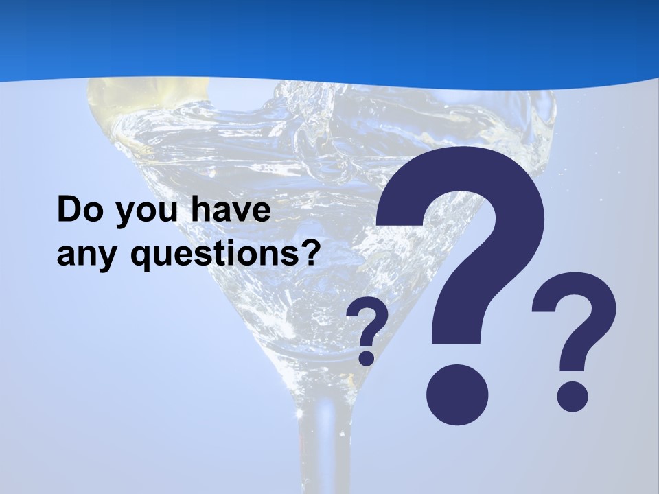 Refreshment Nature Gin PowerPoint Template