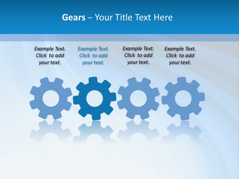 Blue Colors Creation PowerPoint Template