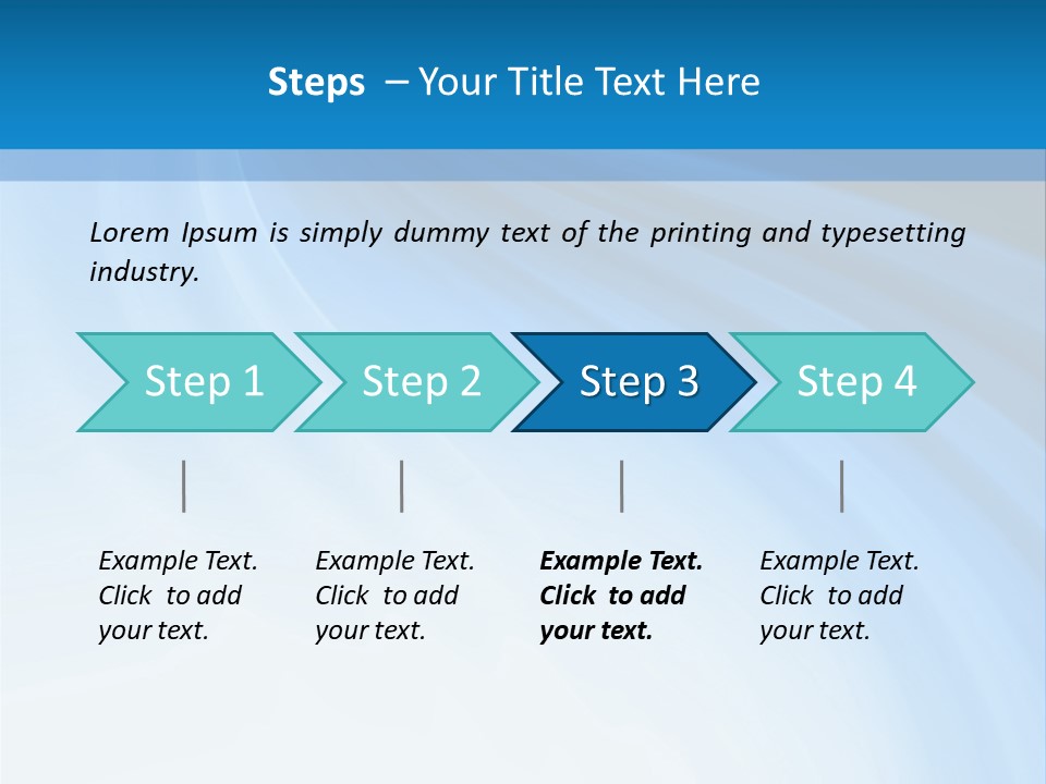 Blue Colors Creation PowerPoint Template