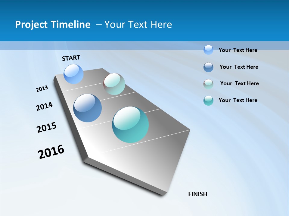 Blue Colors Creation PowerPoint Template