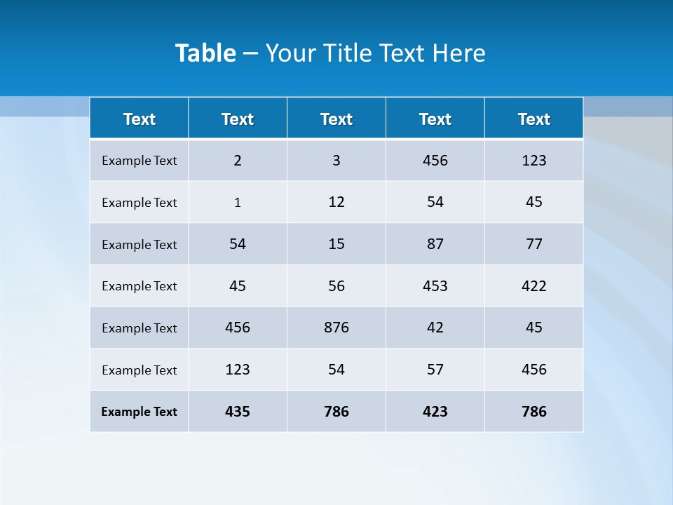 Blue Colors Creation PowerPoint Template