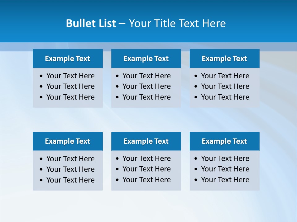 Blue Colors Creation PowerPoint Template