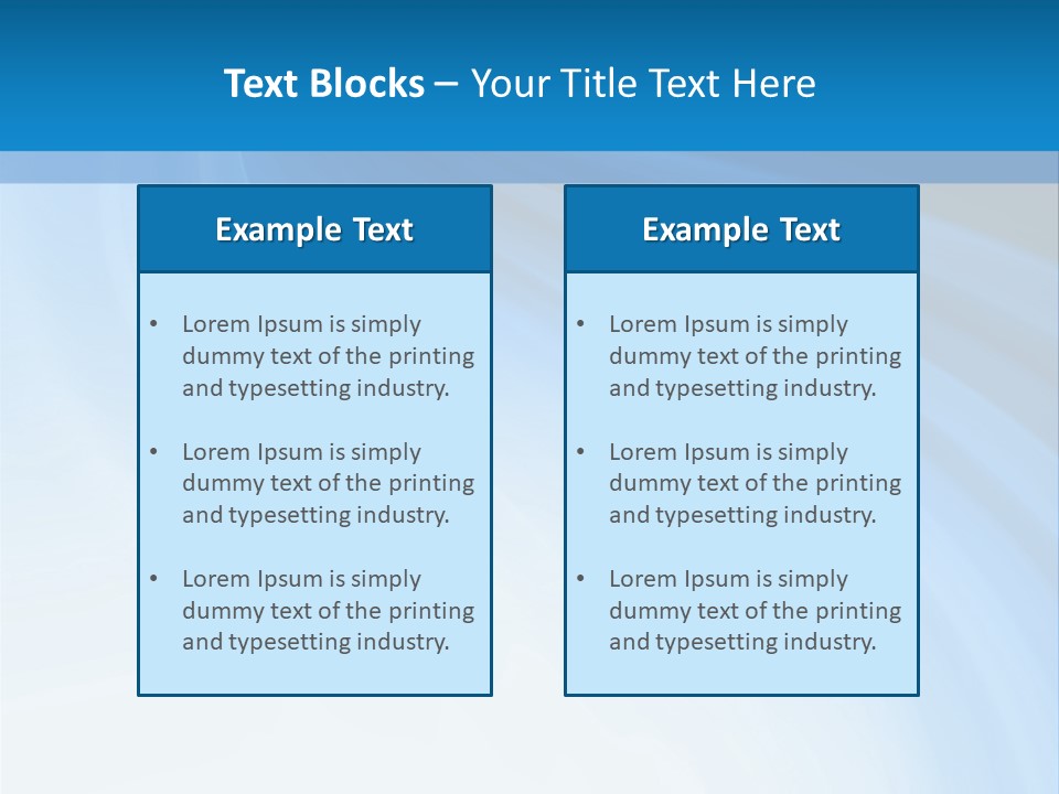 Blue Colors Creation PowerPoint Template