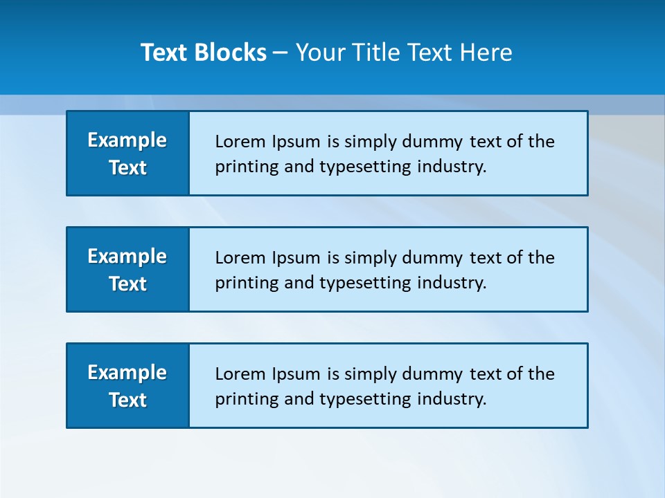 Blue Colors Creation PowerPoint Template