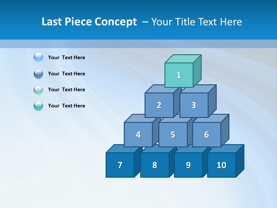 Blue Colors Creation PowerPoint Template