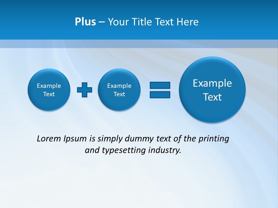 Blue Colors Creation PowerPoint Template