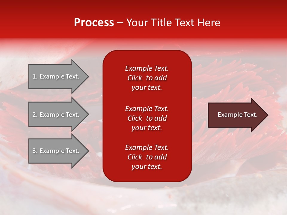 A Close Up Of A Red Flower On A White Surface PowerPoint Template