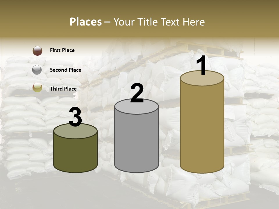 Sack Storage Crate PowerPoint Template