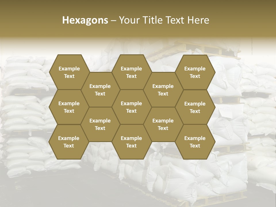 Sack Storage Crate PowerPoint Template