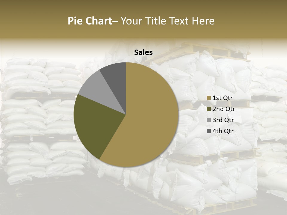 Sack Storage Crate PowerPoint Template