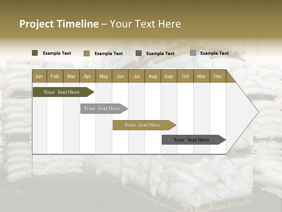 Sack Storage Crate PowerPoint Template