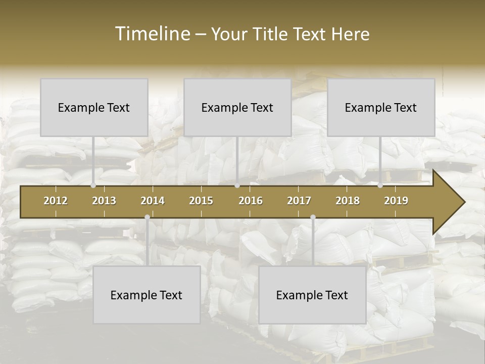 Sack Storage Crate PowerPoint Template