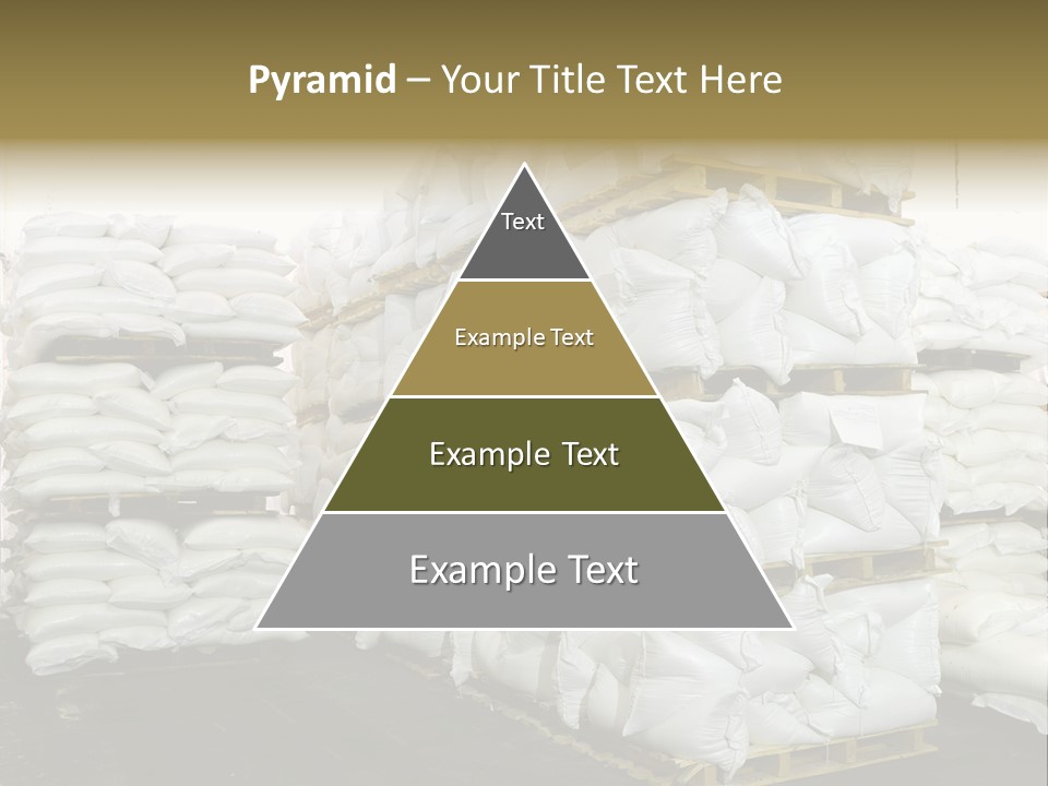 Sack Storage Crate PowerPoint Template