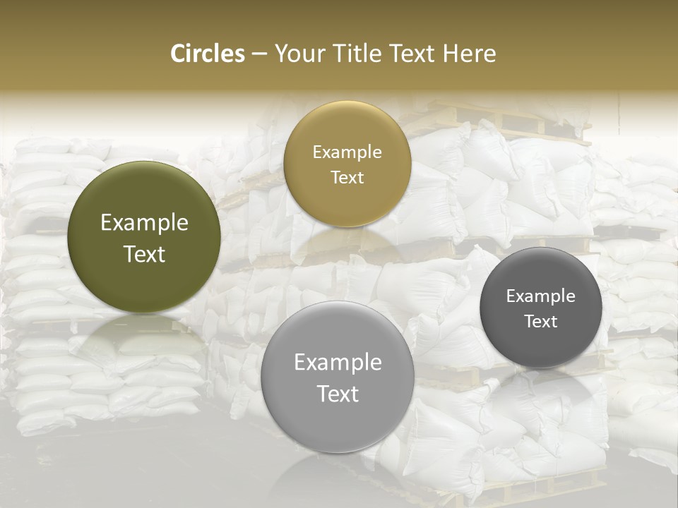 Sack Storage Crate PowerPoint Template