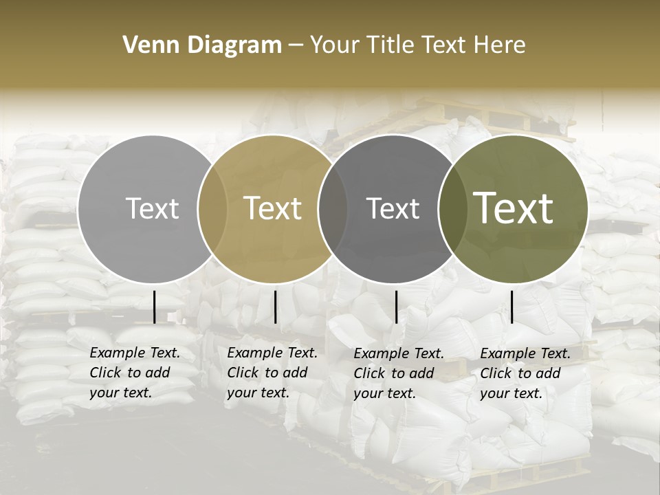 Sack Storage Crate PowerPoint Template