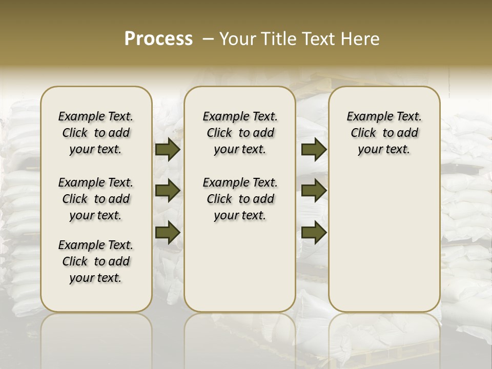 Sack Storage Crate PowerPoint Template