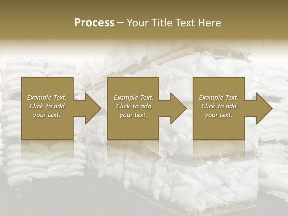 Sack Storage Crate PowerPoint Template