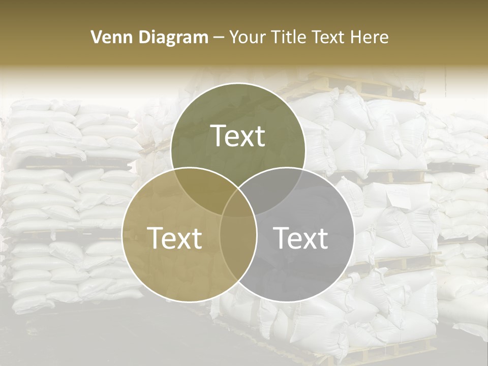 Sack Storage Crate PowerPoint Template