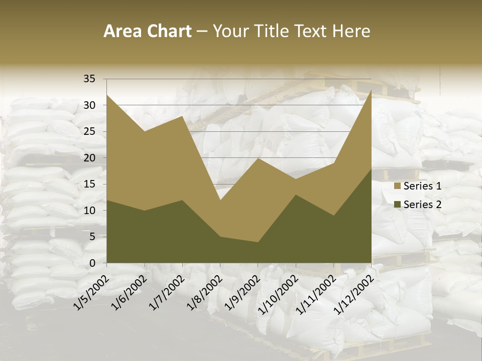 Sack Storage Crate PowerPoint Template
