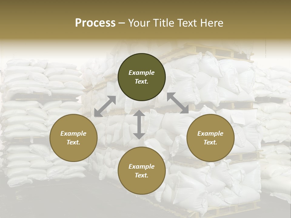 Sack Storage Crate PowerPoint Template