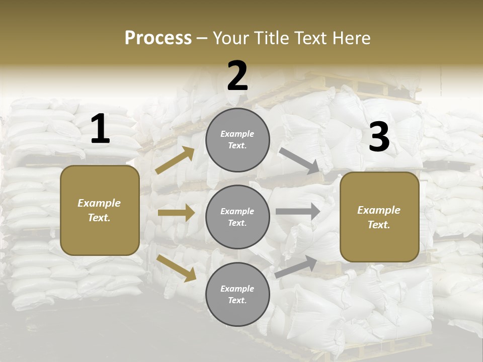 Sack Storage Crate PowerPoint Template
