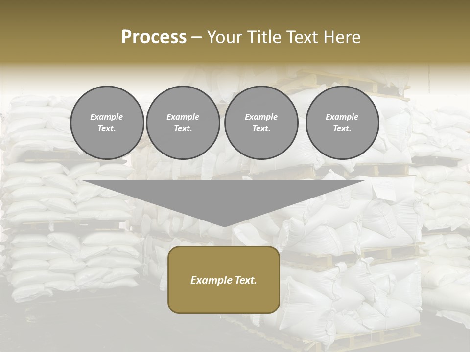 Sack Storage Crate PowerPoint Template