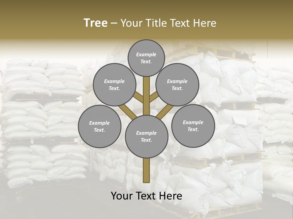 Sack Storage Crate PowerPoint Template