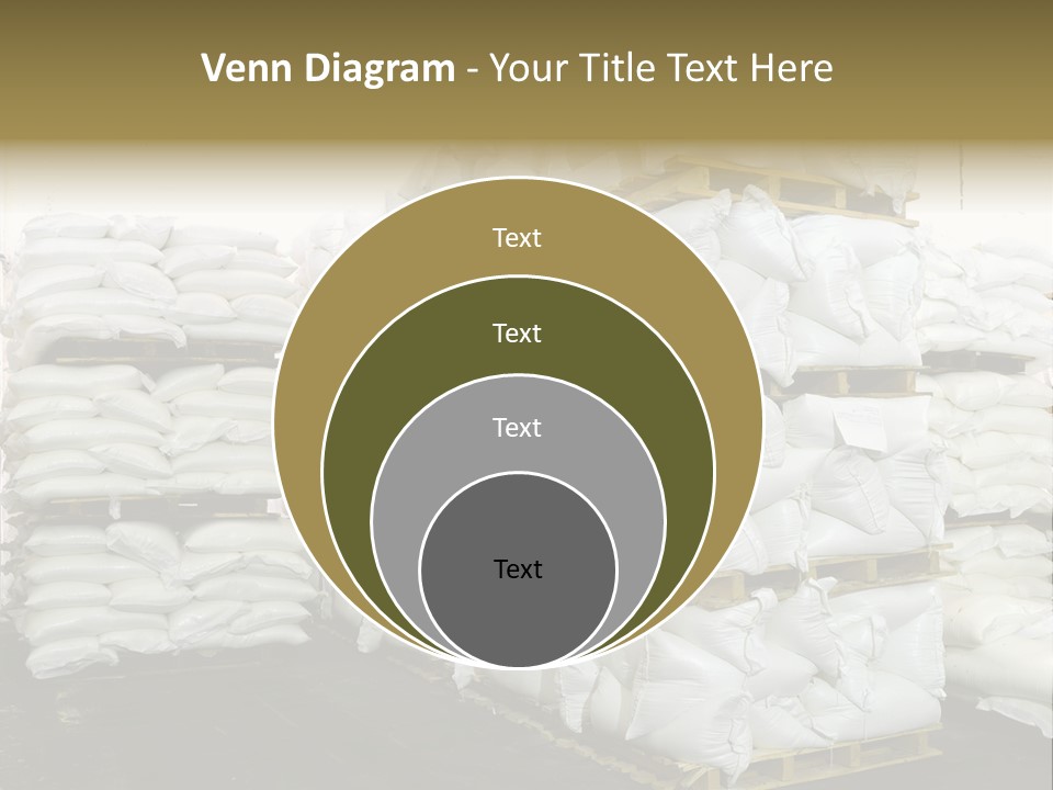 Sack Storage Crate PowerPoint Template