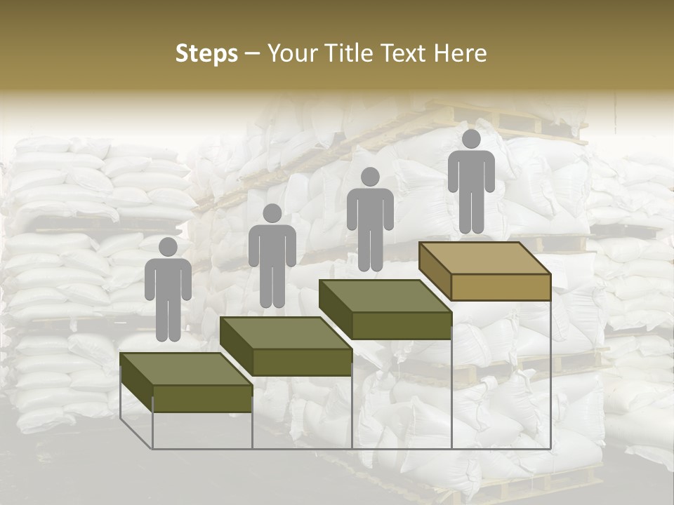 Sack Storage Crate PowerPoint Template