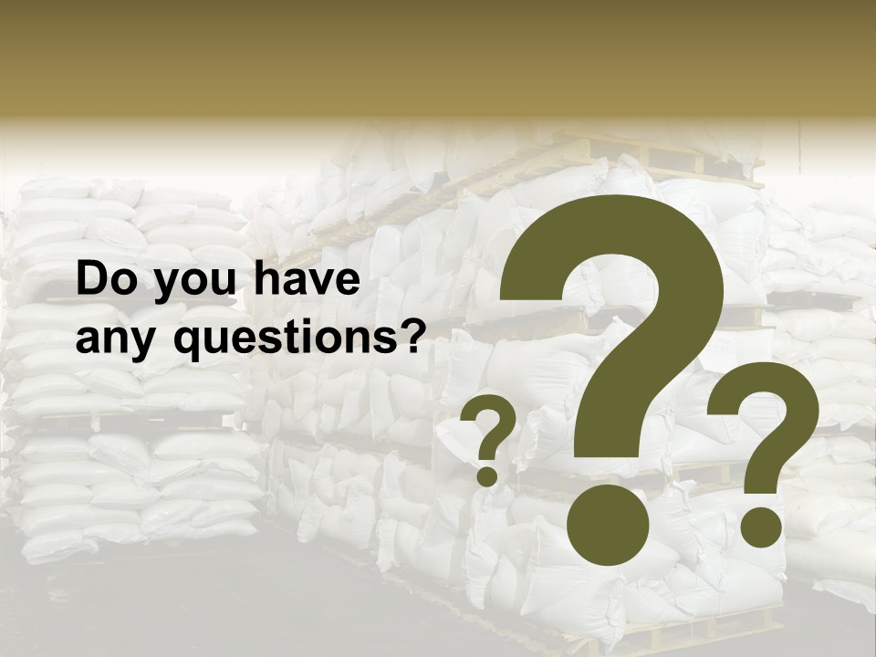 Sack Storage Crate PowerPoint Template