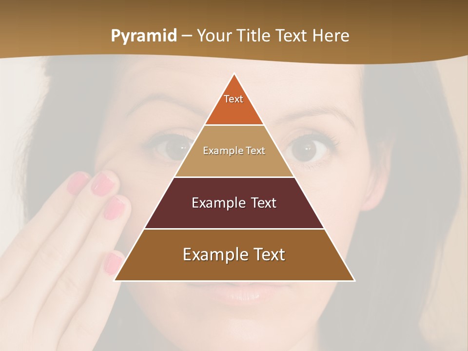 Attractive Mother Face PowerPoint Template